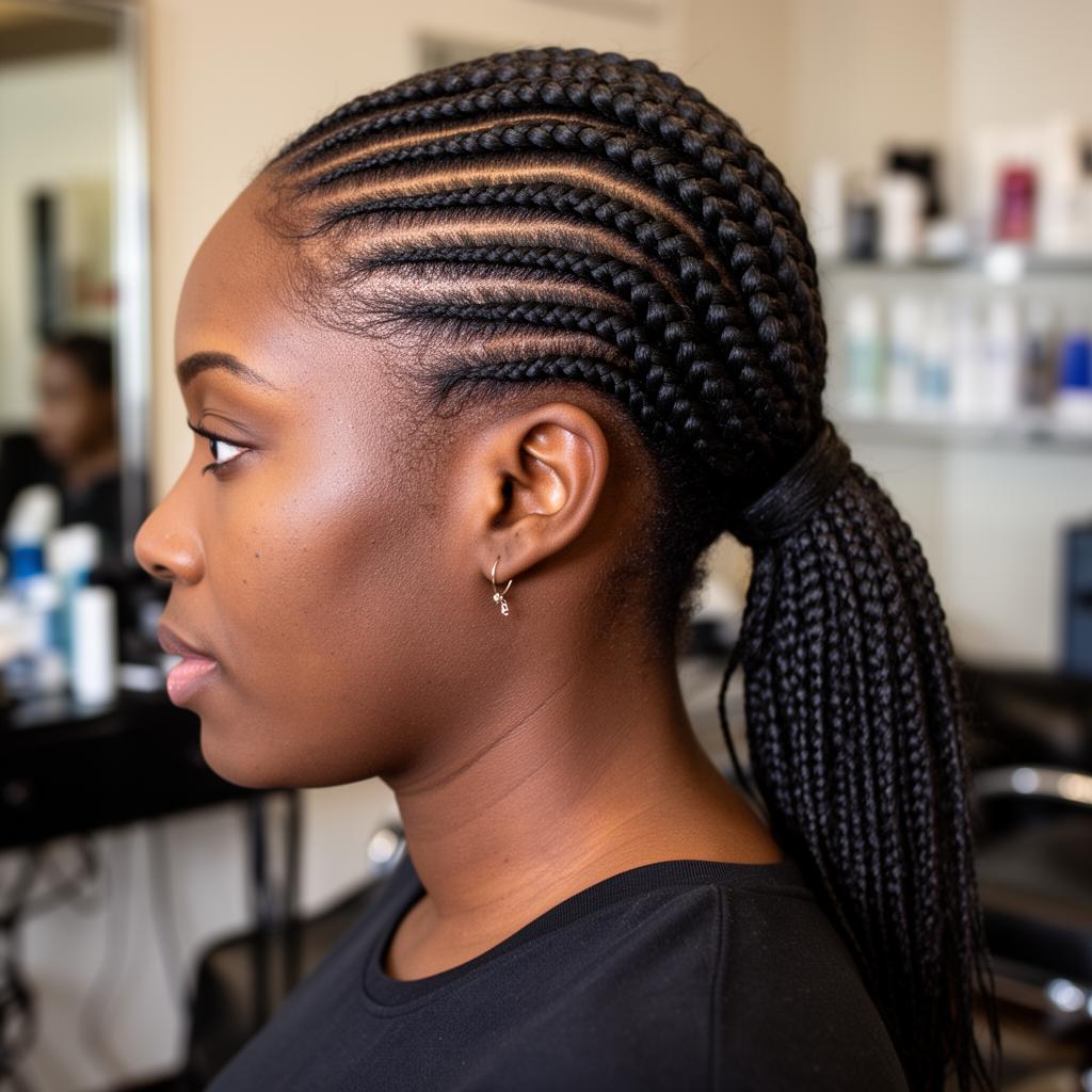 Cornrows example