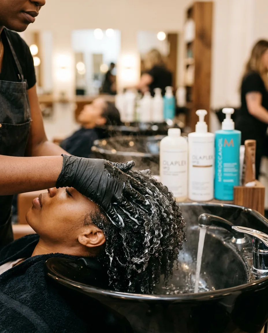 Hair treatment at Passionate P. Hair Lounge