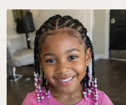 Kids Braiding in Greensboro NC by Passionate P. Hair Lounge