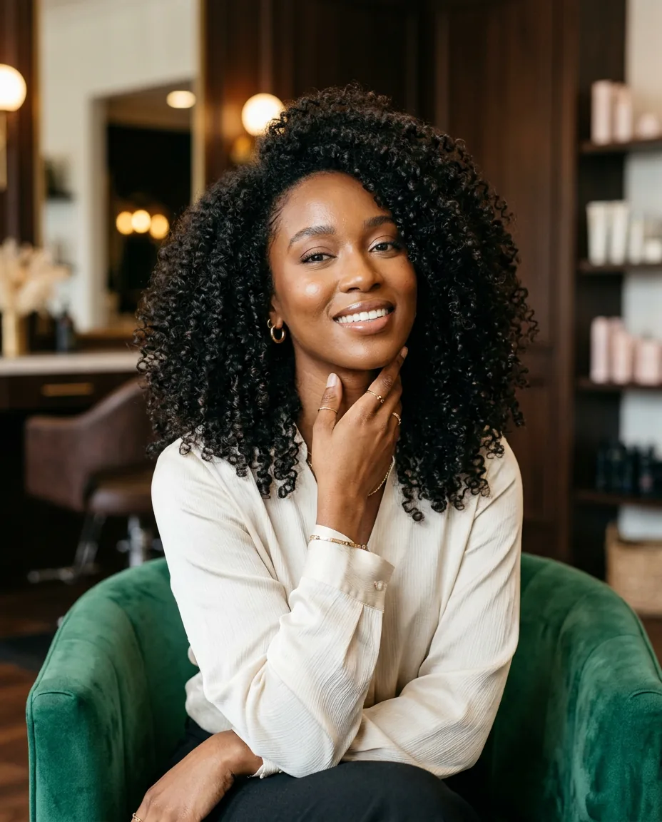 Natural hair styling by Passionate P. Hair Lounge