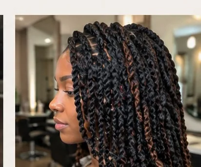Twists in Greensboro NC by Passionate P. Hair Lounge